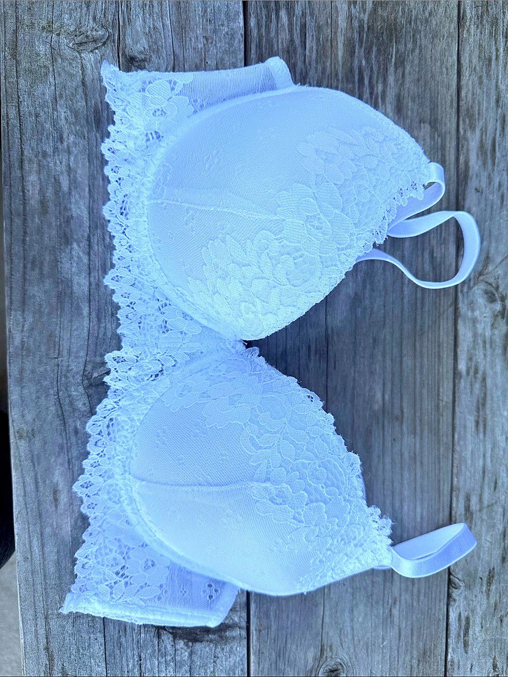Laura Ashley Lace Floral Bra 34C Bridal Shower, Bridal, Wedding, Honeymoon